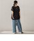 【WEB限定】キーネックレース切替ブラウス