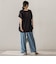 【WEB限定】キーネックレース切替ブラウス