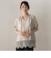 【WEB限定】キーネックレース切替ブラウス
