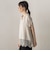 【WEB限定】キーネックレース切替ブラウス