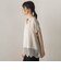 【WEB限定】キーネックレース切替ブラウス