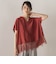 【WEB限定】キーネックレース切替ブラウス