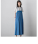 【WEB&一部店舗限定】スマッシュリネンデニムワンピース≪洗濯機で洗える≫