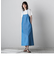 【WEB&一部店舗限定】スマッシュリネンデニムワンピース≪洗濯機で洗える≫