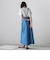 【WEB&一部店舗限定】スマッシュリネンデニムワンピース≪洗濯機で洗える≫