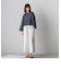 【WEB&一部店舗限定】ワイドスリーブクロップドニットプルオーバー≪手洗い可能≫