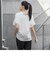 袖シアーカットソー≪洗濯機で洗える/吸水速乾/接触冷感≫