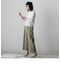 バイオリネンストレッチパンツ≪洗濯機で洗える≫
