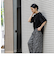 袖ジャガードポンチカットソー≪洗濯機で洗える/接触冷感/紫外線防止≫