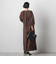 ボリュームワイドタフタパンツ≪洗濯機で洗える/セットアップ対応≫