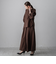 ボリュームワイドタフタパンツ≪洗濯機で洗える/セットアップ対応≫