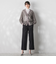 パウダーツイルストレッチパンツ≪洗濯機で洗える/防シワ/セットアップ対応≫