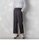 パウダーツイルストレッチパンツ≪洗濯機で洗える/防シワ/セットアップ対応≫