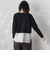 配色ブロッキングニット≪手洗い可能≫