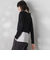 配色ブロッキングニット≪手洗い可能≫