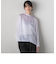 【WEB&一部店舗限定】シアーサテンTブラウス