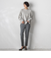 【カタログ掲載】ピクシエスタテーパードパンツ≪洗濯機で洗える/セットアップ対応≫