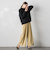 【WEB&一部店舗限定】ピンストライプワイドパンツ