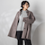 【大きいサイズ/カタログ掲載】両面シャルムリバーミドル丈コート