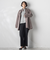 【大きいサイズ/カタログ掲載】両面シャルムリバーミドル丈コート