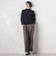 グレンチェックパンツ≪洗濯機で洗える≫