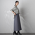 【大きいサイズ】キルトタフタスカート≪洗濯機で洗える≫