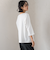 【大きいサイズ】マシュマロポンチカットソー≪洗濯機で洗える≫
