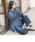 ストレッチデニムパンツ≪洗濯機で洗える≫