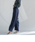 【大きいサイズ】サテンストレートパンツ