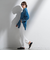 【WEB限定/大きいサイズ】シェルタリングテーパードパンツ≪洗濯機で洗える≫