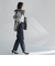 【WEB限定/大きいサイズ】シェルタリングテーパードパンツ≪洗濯機で洗える≫