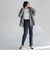 【WEB限定/大きいサイズ】シェルタリングテーパードパンツ≪洗濯機で洗える≫