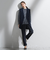 【WEB限定/大きいサイズ】シェルタリングテーパードパンツ≪洗濯機で洗える≫