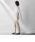 【WEB限定/大きいサイズ】シェルタリングテーパードパンツ≪洗濯機で洗える≫