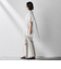 【WEB限定/大きいサイズ】シェルタリングテーパードパンツ≪洗濯機で洗える≫