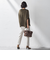 【WEB限定/大きいサイズ】シェルタリングテーパードパンツ≪洗濯機で洗える≫