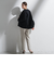 【WEB限定/大きいサイズ】シェルタリングテーパードパンツ≪洗濯機で洗える≫