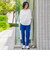 【WEB限定/大きいサイズ】シェルタリングテーパードパンツ≪洗濯機で洗える≫