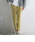 【WEB限定/大きいサイズ】シェルタリングテーパードパンツ≪洗濯機で洗える≫