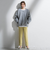 【WEB限定/大きいサイズ】シェルタリングテーパードパンツ≪洗濯機で洗える≫