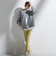 【WEB限定/大きいサイズ】シェルタリングテーパードパンツ≪洗濯機で洗える≫