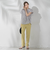 【WEB限定/大きいサイズ】シェルタリングテーパードパンツ≪洗濯機で洗える≫