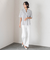 【WEB限定/大きいサイズ】シェルタリングワイドパンツ≪洗濯機で洗える≫