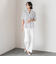 【WEB限定/大きいサイズ】シェルタリングワイドパンツ≪洗濯機で洗える≫