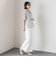 【WEB限定/大きいサイズ】シェルタリングワイドパンツ≪洗濯機で洗える≫