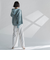 【WEB限定/大きいサイズ】シェルタリングワイドパンツ≪洗濯機で洗える≫