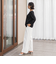 【WEB限定/大きいサイズ】シェルタリングワイドパンツ≪洗濯機で洗える≫