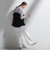 【WEB限定/大きいサイズ】シェルタリングワイドパンツ≪洗濯機で洗える≫