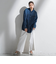 【WEB限定/大きいサイズ】シェルタリングワイドパンツ≪洗濯機で洗える≫