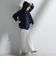 【WEB限定/大きいサイズ】シェルタリングワイドパンツ≪洗濯機で洗える≫
